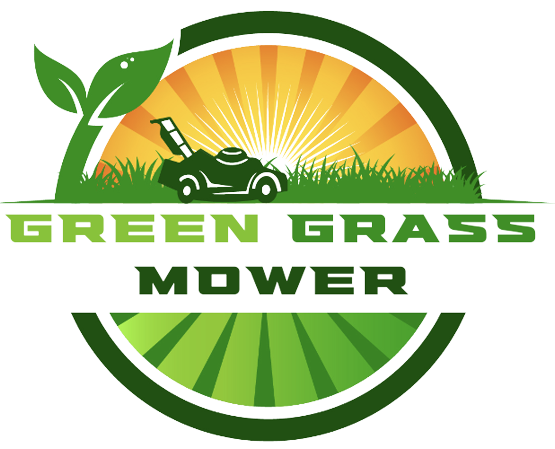 Green Grass Mower Logo